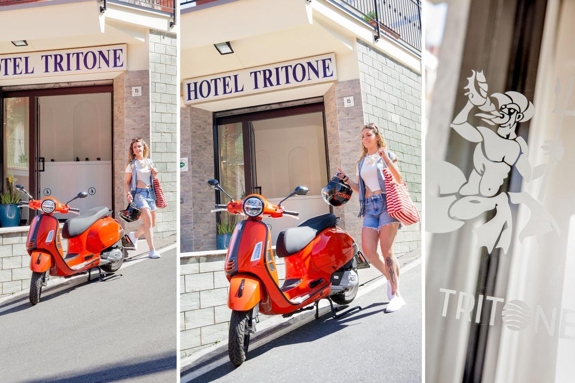 Hotel Tritone Laigueglia Bagian luar foto